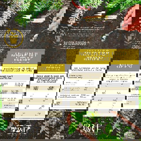 Bronte Heritage TripleBoost 50g – Microbial soil enhancer boosting root strength & plant growth. Effective for 6 weeks active indoor & outdoor use