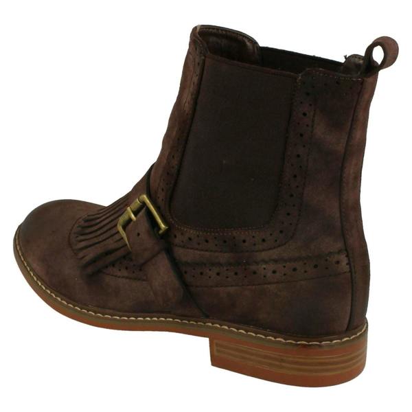 Down to Earth Ladies Down To Earth Flat Ankle Boots