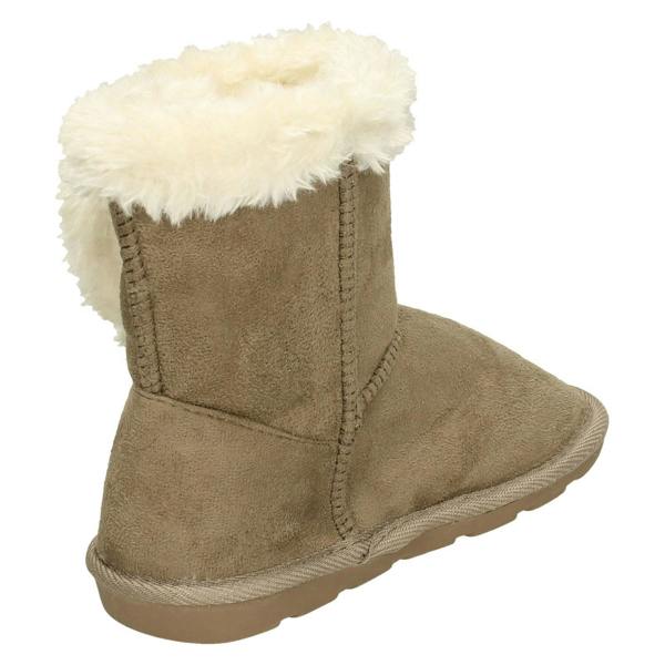 Spot On Girls Spot On Fur Trim Ankle Boots