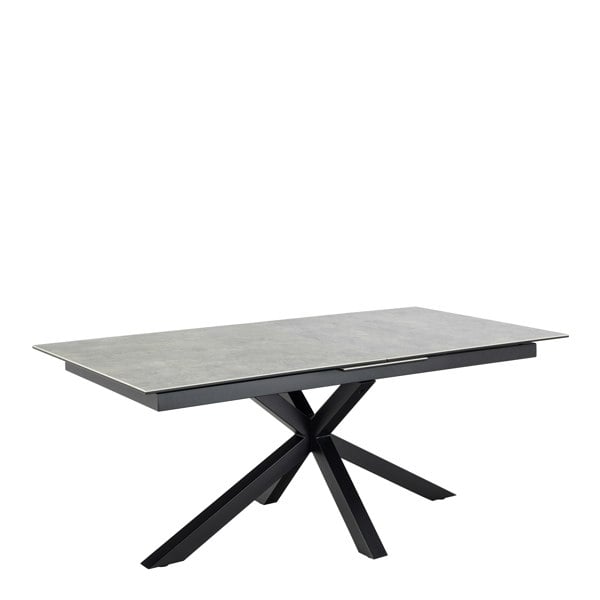 Furniture To Go Heaven Extendable Dining Table with Ceramic Grey Top 200cm