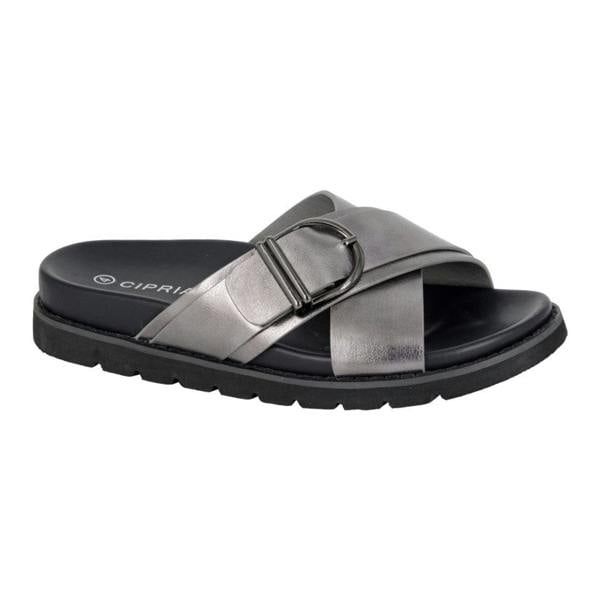 Cipriata Cipriata DALIA Womens Mules Sandals Pewter
