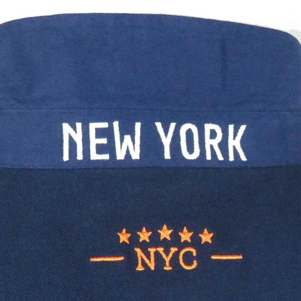 New York Rugby League Polo USA Collar