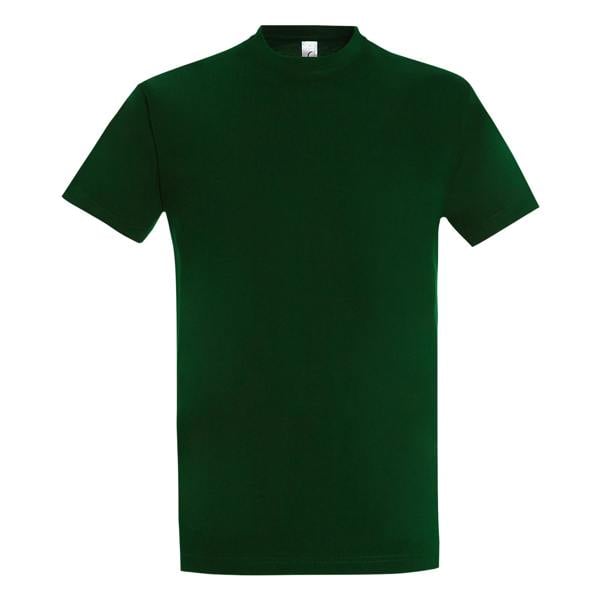 SOLS Mens Imperial Heavyweight Short Sleeve T-Shirt - Bottle Green