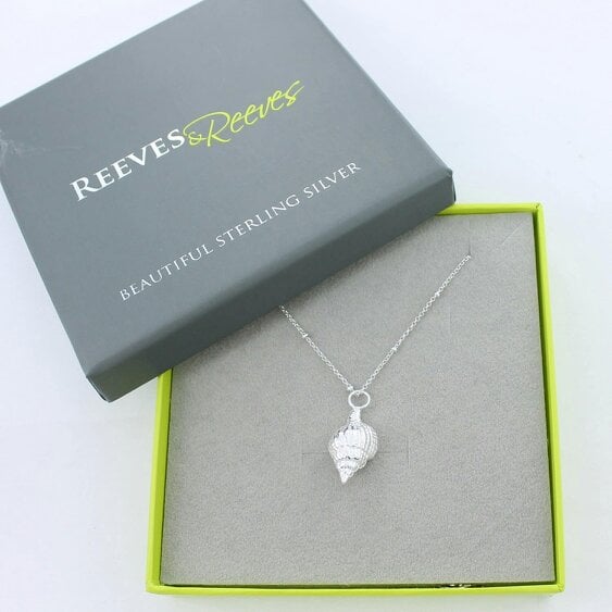 Reeves & Reeves Spiral Shell Necklace