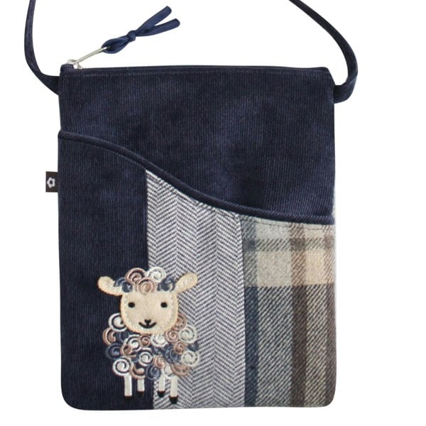 Earth Squared Small Sling Crossbody Appliqué Phone Bag – Sheep Design