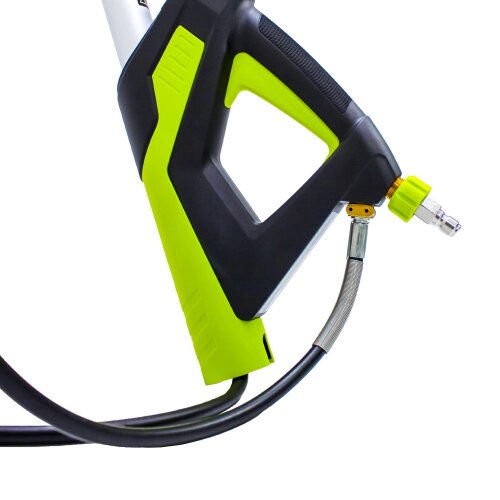 Equip2clean 5.5m (18') Lightweight Aluminium Telescopic Lance with Brush – 6 Section, 4200 PSI