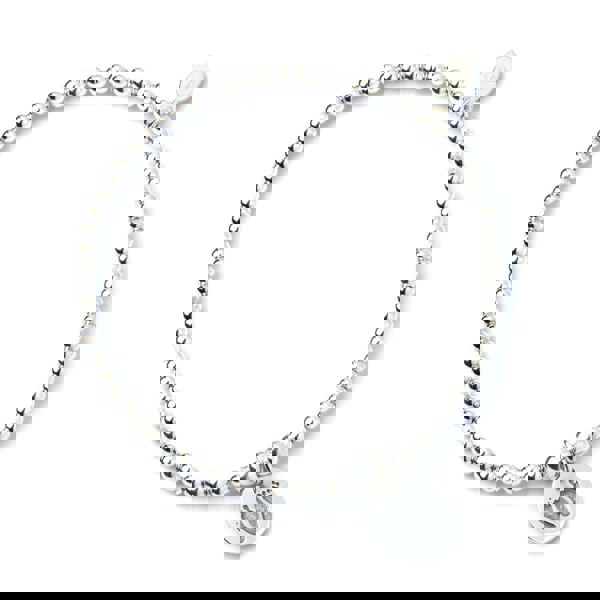 Mylee London Footprints on Silver Ball Bead Bracelet