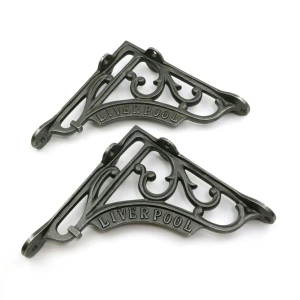 Liverpool Victorian Style Shelf Brackets Antique Cast Iron