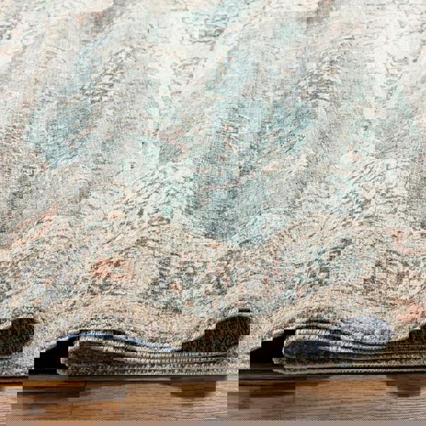 Livabliss Becki Owens Marlene-Vintage Blue Grey Traditional Vintage Boho Rug