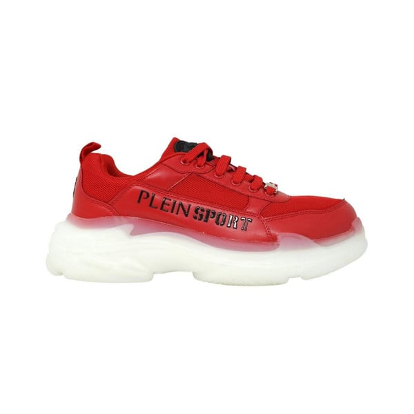 Plein Sport Brand Logo Men's Sneakers - Red