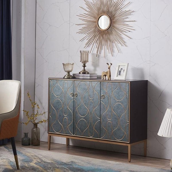 Liana Sideboard, Grey Blue-Weilai Concept-Weilai Concept