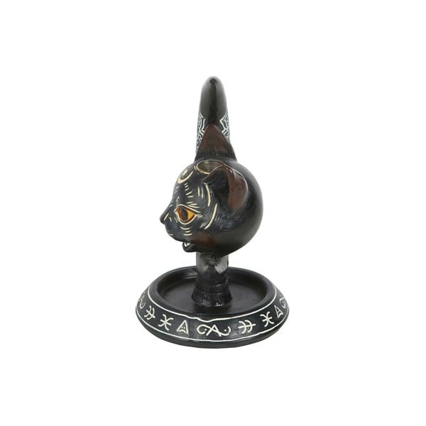 Serano Black Cat Moon Backflow Incense Burner