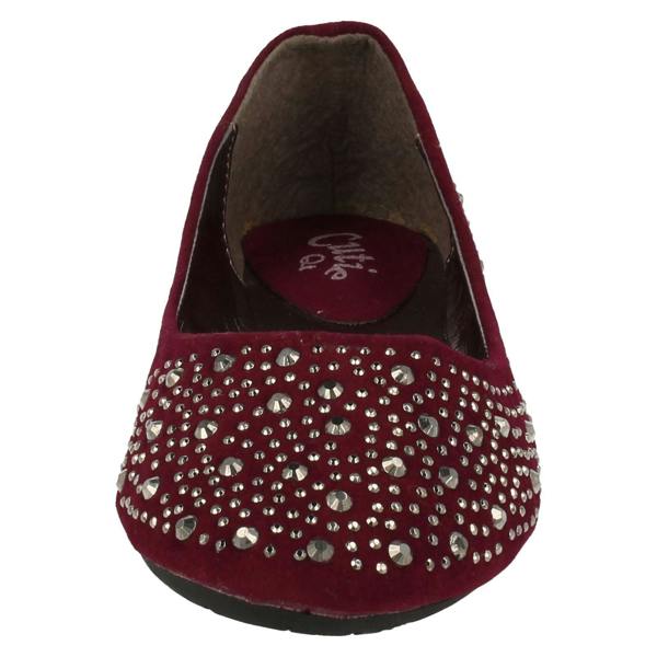 Cutie Girls Cutie Studded Ballerina Shoes