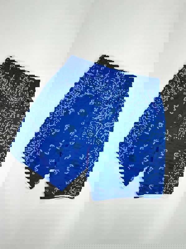 Rhude Bandana Shorts Blue