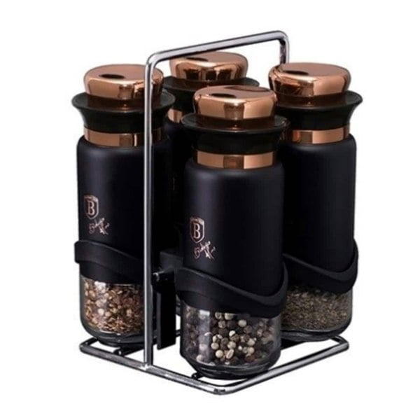 Spice Jar Set Berlinger Haus BH-1999 Black Rose