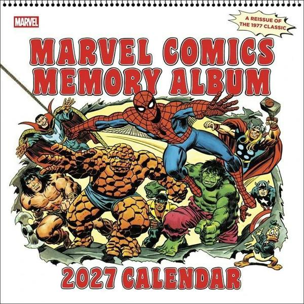 Marvel Comics Memory Album Calendar 2027 (A Reissue of the 1977 Classic)