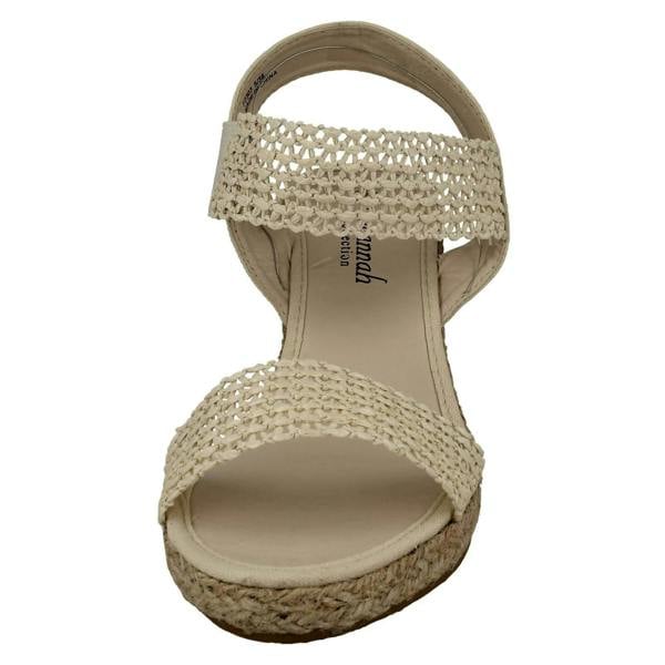 Savannah Womens Savannah Slip On Wedge Heeled Sandal F2303