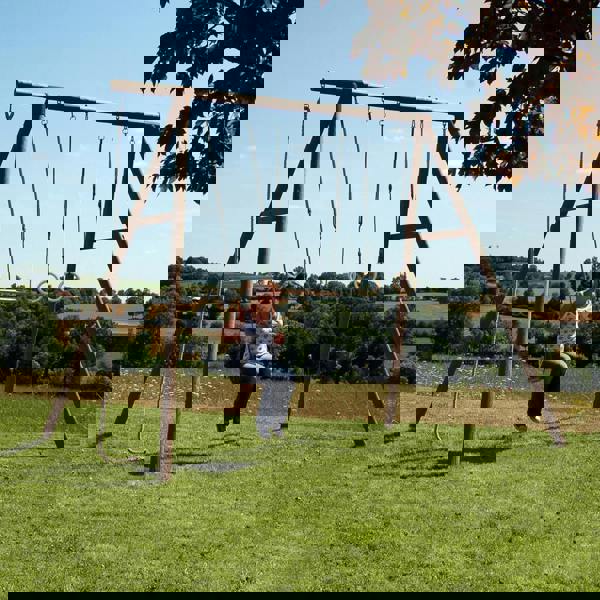 Soulet Galdar Childrens Wooden Garden Swing Set