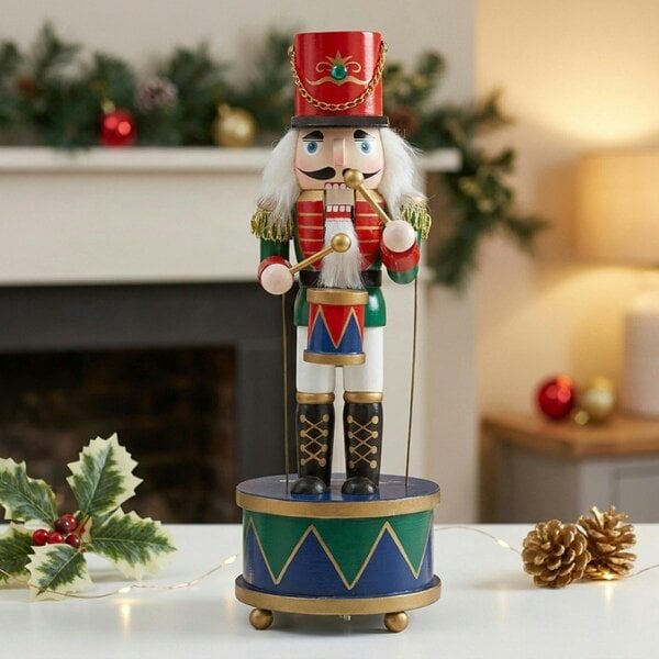 Garden Greatness Musical Drummer Nutcracker Ornament