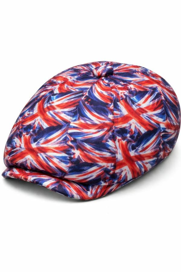Union Jack Printed BUTTON - TOP Cap - Claudio Lugli Shirts