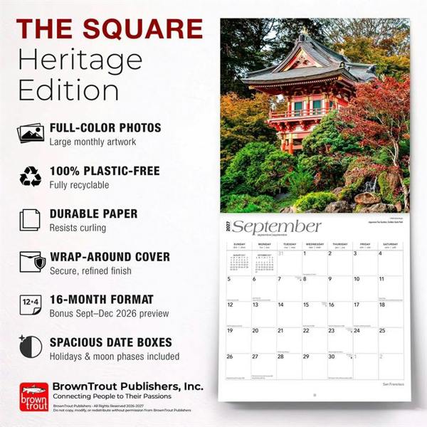 San Francisco Calendar 2027, Wall Calendars, Month To View, Travel, Gift