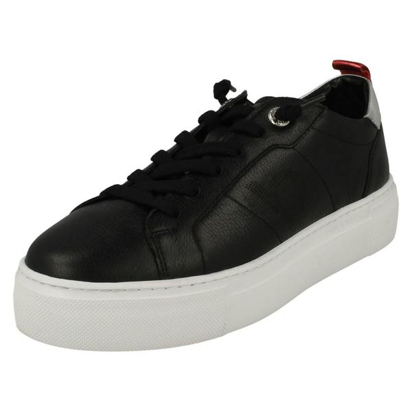 Bugatti Ladies Bugatti Casual Elasticated Lace Up Trainers 88301