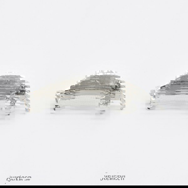 leaf hair clip silver barrette