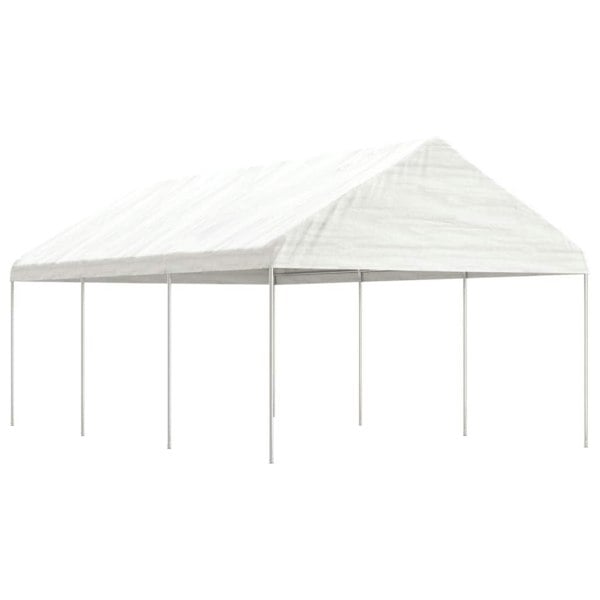 Berkfield Gazebo with Roof White 6.69x4.08x3.22 m Polyethylene
