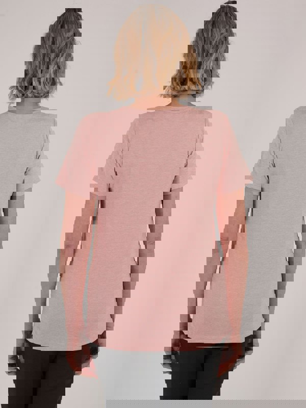 PennyPlain Athleisure Crossover Flow Top - Dusk