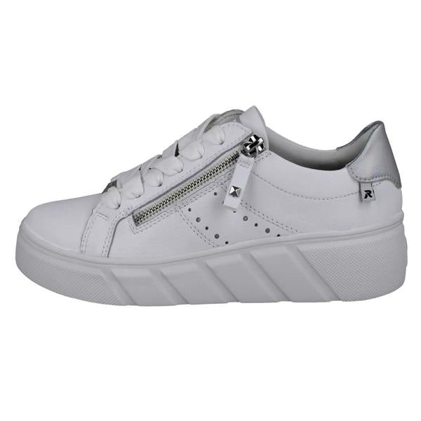 Rieker Ladies Rieker Sport Punched Detail Wedge Trainers W2605