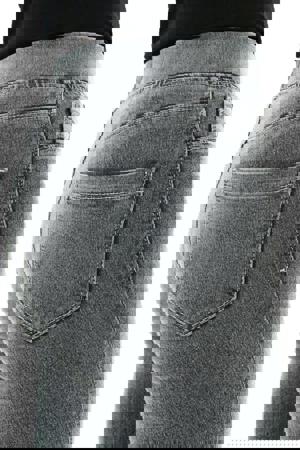 Smart Living Women's Stylish Skinny Fit Denim Jeggings with Pockets - Trendy & Comfy - Acid Black