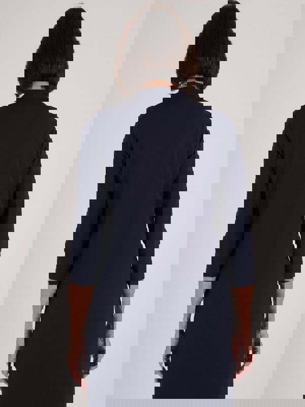 PennyPlain Hi Back Dress - Navy