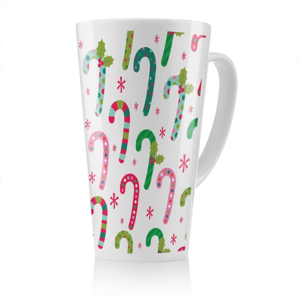 Benjamin Tate Design Candy Pattern Dining Latte Mug