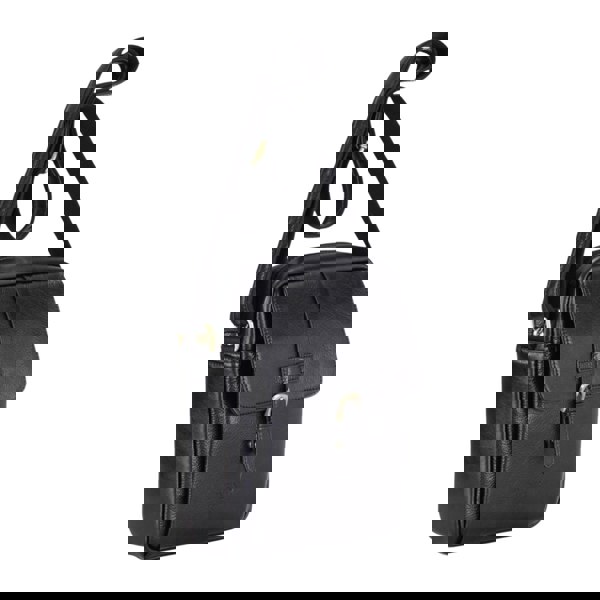 Infinity Leather Ashby - Genuine Leather Crossbody Small Messenger Bag