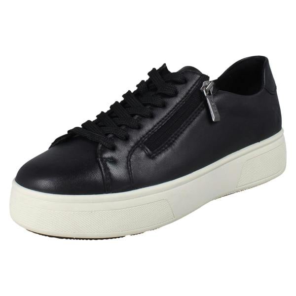 Rieker Womens Rieker Platform Lace Up Trainers With Side Zip M7701