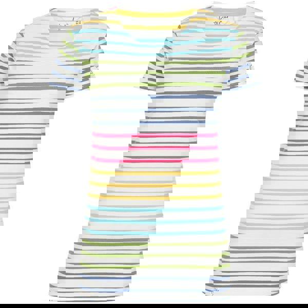 Lazy Jacks Women's Breton Top - Rainbow