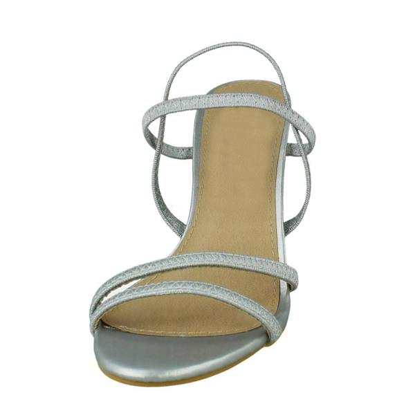 Spot On Ladies Spot On Mid Heel Strappy Sandals F12015