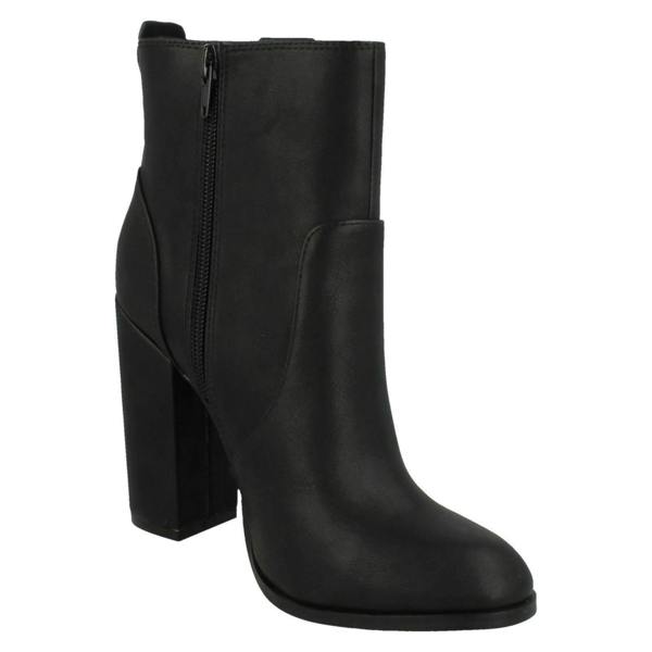 Anne Michelle Ladies Anne Michelle Block Heel Ankle Boots