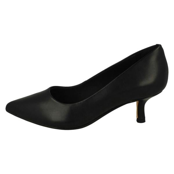 Clarks Ladies Clarks Mid Heeled Court Shoes Violet55 Rae