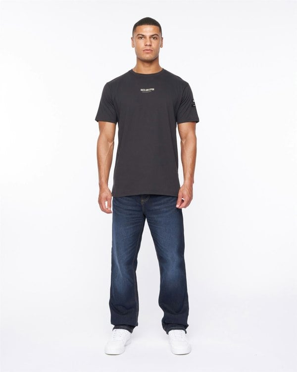 Duck and Cover Rushawn Relaxed Fit Jeans Dark Wash