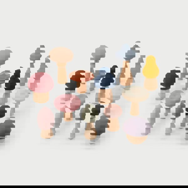 tickit SiliSoft® Woodland Mushroom Set (Earth)