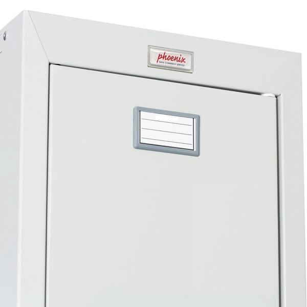 Phoenix Safe Phoenix PL 300D Series PL1433GGC 1 Column 4 Door Personal locker in Grey with Combination Lock