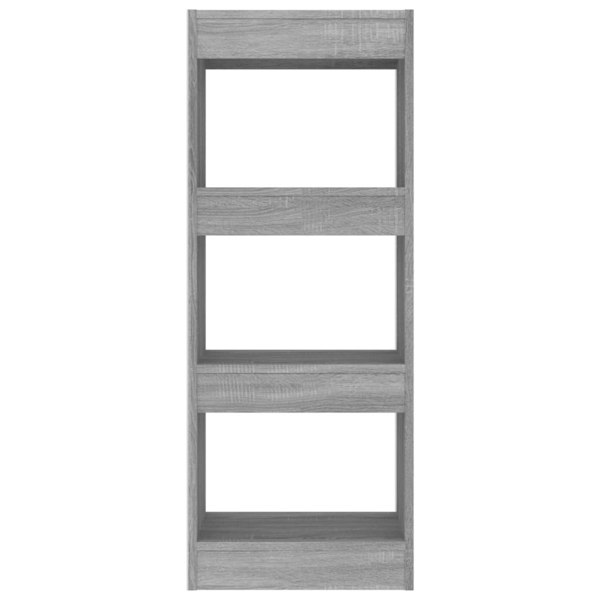 Berkfield Book Cabinet/Room Divider Grey Sonoma 40x30x103 cm Engineered Wood