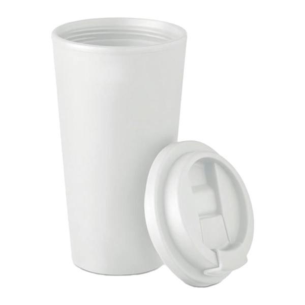 MidOcean Tuesday Double-Walled 450ml Tumbler - White - 