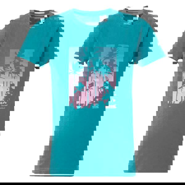 Regatta Kids Bosley VIII Palm Tree T-Shirt - Exotic Plume