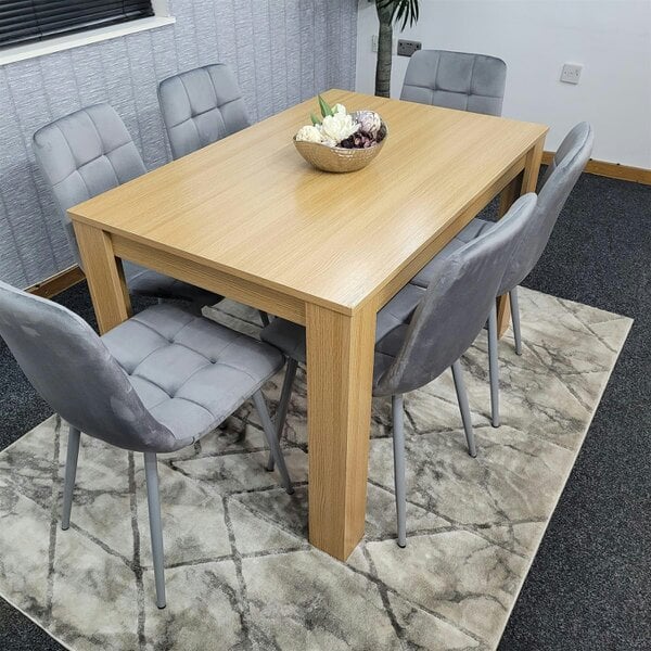Kosy Koala Dining Table Set with 6 Chairs Dining Room and Kitchen table set of 6