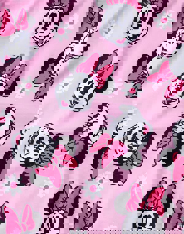 Disney Girls Pink Minnie Mouse 1 Piece Swimming Costume