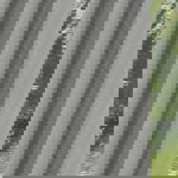 Enhanced Living Grey 100% Blackout Chenille Thermal Eyelet Curtains for Living Room/Bedroom