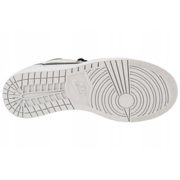 Nike Mens Air Jordan 1 Leather Low Trainers - White - 