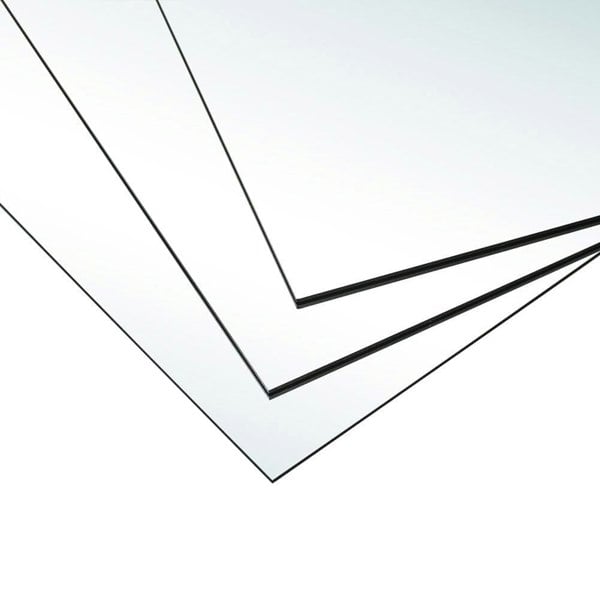 3pcs Acrylic Adhesive Wall Mirror Tiles Living and Home